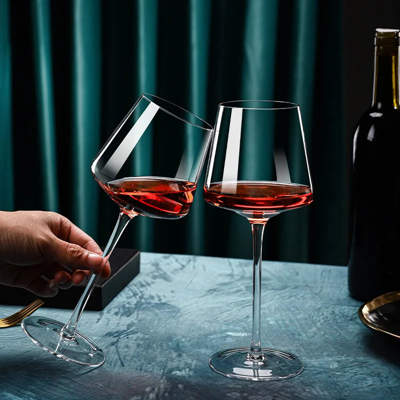 Modern Stemmed Wine Glasses – Crystal Wine Glass, Elegant Dining & Bar Glassware