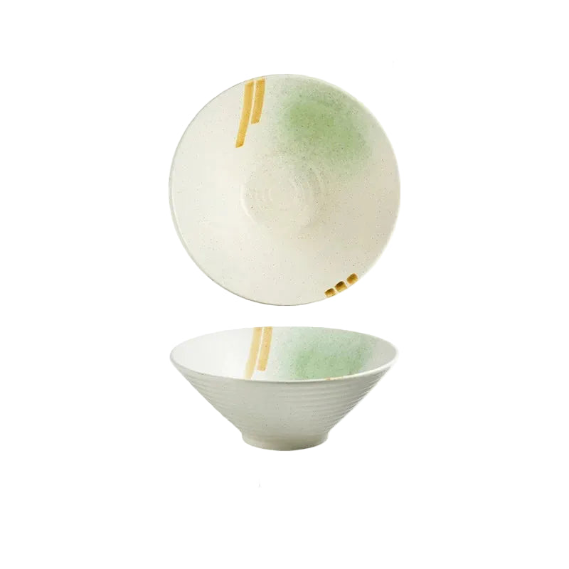 Kazumi Ceramic Ramen Bowls – Japanese Style Noodle Bowls, Large Soup Bowls, Dinnerware Collection