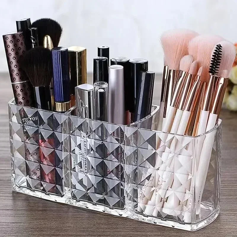 Crystal-Clear Acrylic Makeup Organizer