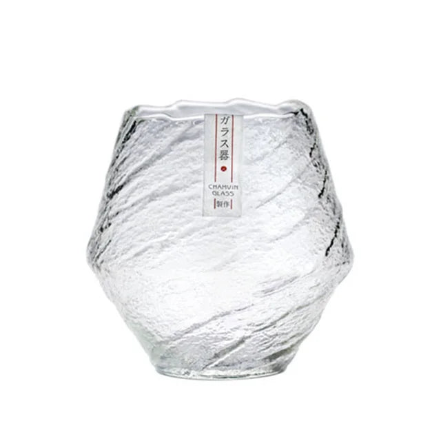 Twist Cut Crystal Whiskey Glass – Handcrafted Japanese-Style Glass for Whisky, Cocktails & Spirits