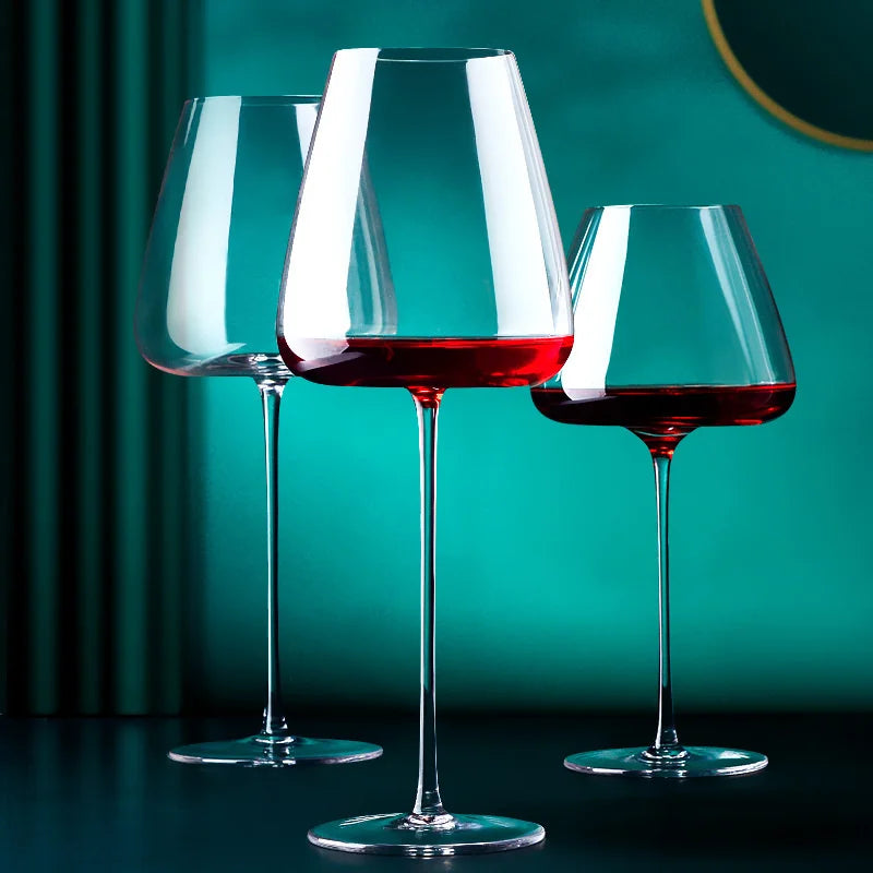 Modern Stemmed Wine Glasses – Crystal Wine Glass, Elegant Dining & Bar Glassware