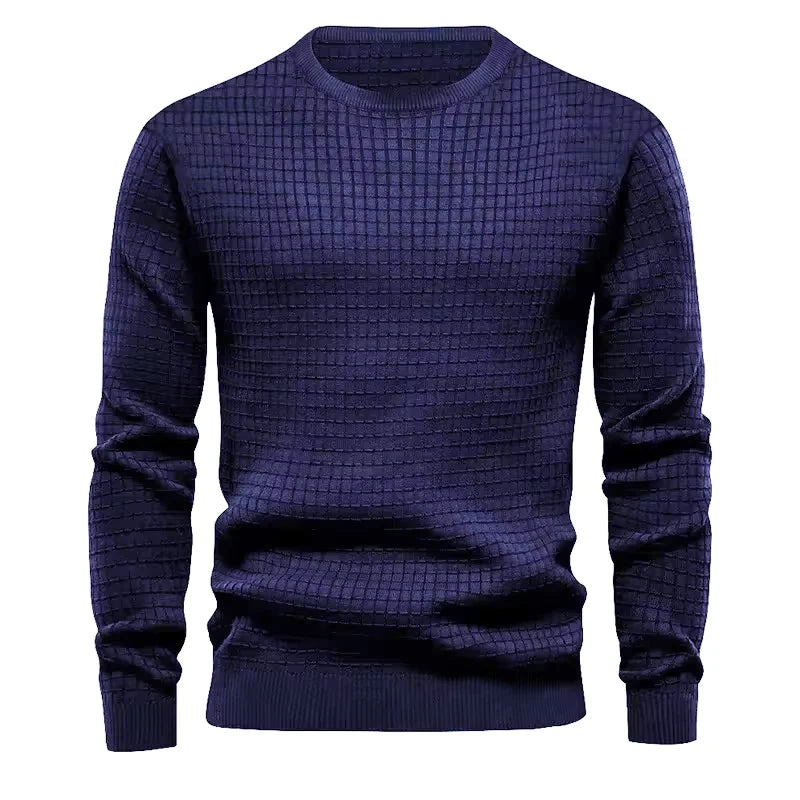 Men's Classic Textured Crewneck Sweater