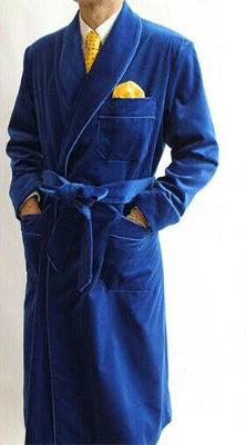 Arlington Men’s Velvet Smoking Jacket – Quilted Shawl Lapel Luxury Robe for Evening Lounge Wear & Classic Dressing