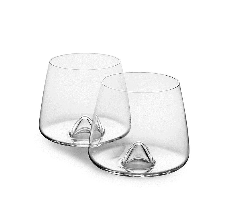 Montelle Mountain Base Crystal Whisky Glass Set