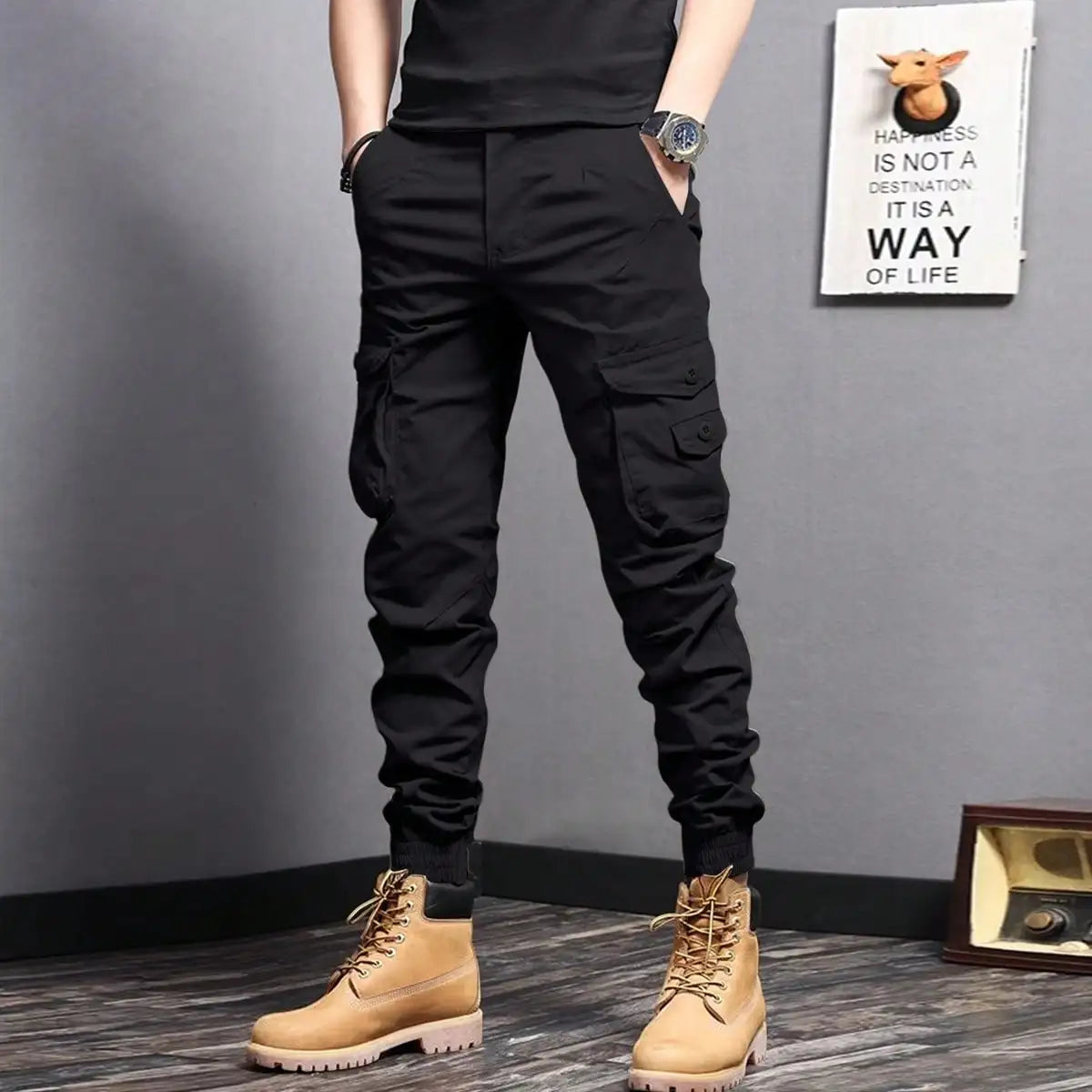 Cargo Trousers With Pockets
