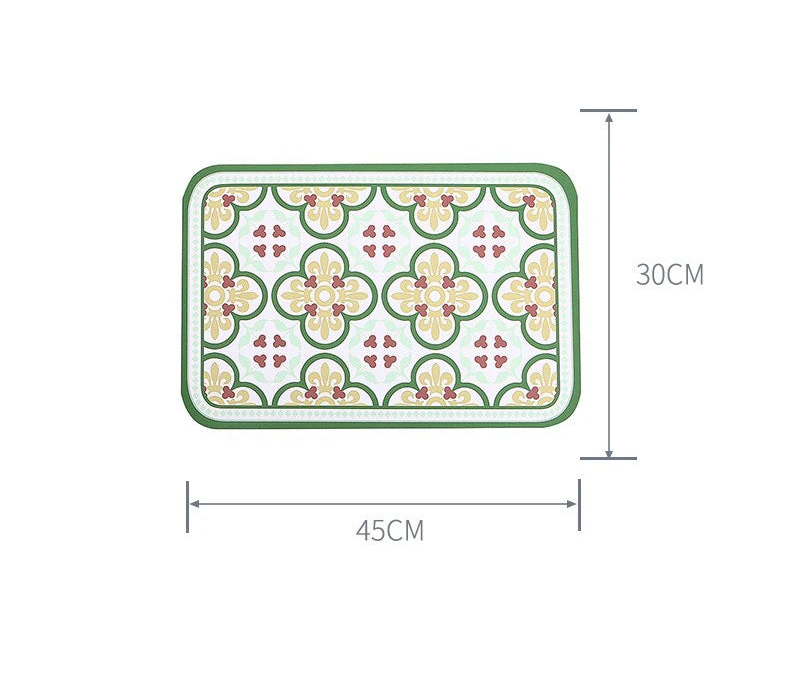 Heat Resistant Placemats – Non Slip Dining Table Mats, Easy Clean, 1 Piece or 4 Piece Set