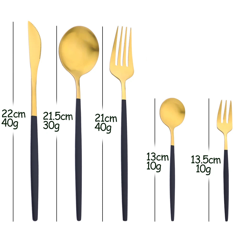 Avelion Cutlery Set 30 Piece – Stainless Steel Knife Fork Spoon Dining Tableware Set