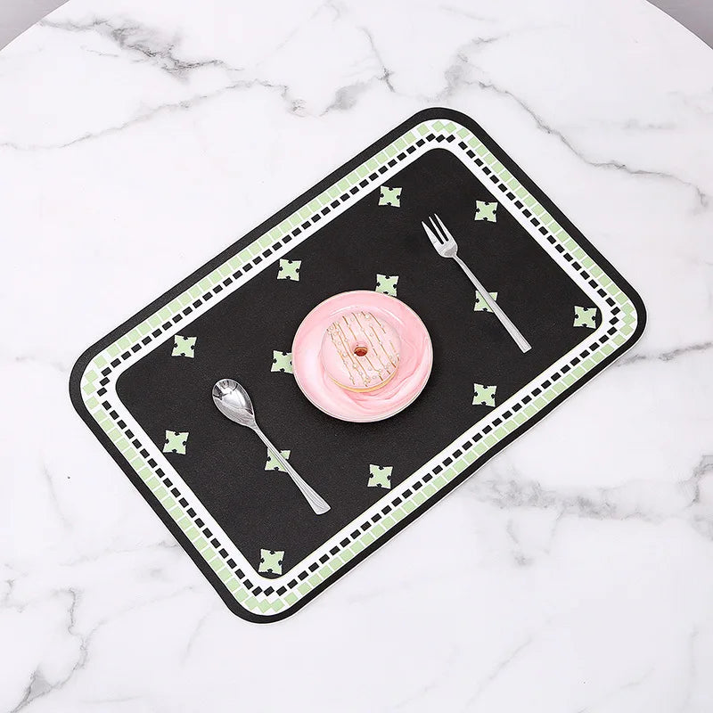 Heat Resistant Placemats – Non Slip Dining Table Mats, Easy Clean, 1 Piece or 4 Piece Set