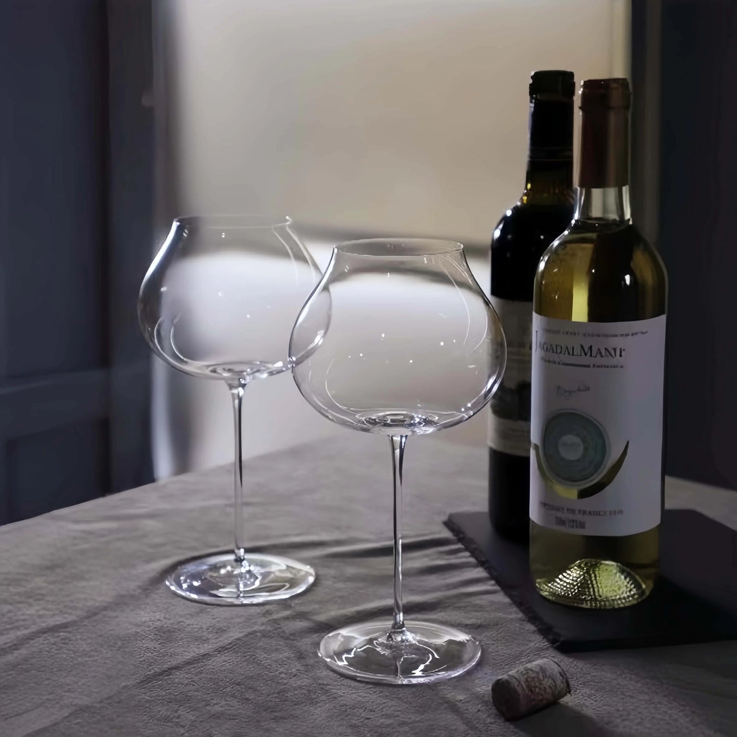 Aurevino Stemmed Wine Glasses – Elegant Large Bowl Glassware for Red & White Wine