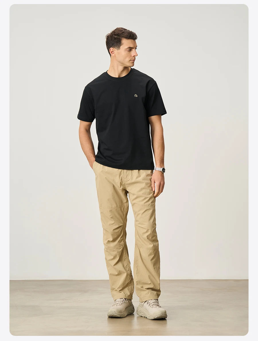 Classic Cotton Crew Neck T-Shirt for Men – Regular Fit Everyday Tee in Multiple Colours