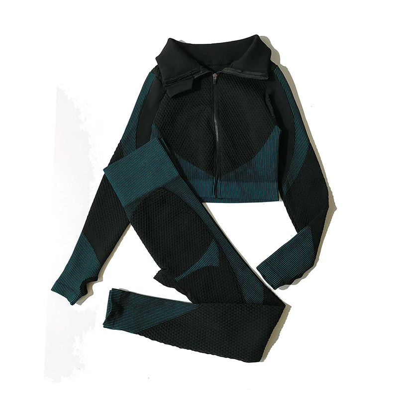 Women's Activewear Collection: Textured Yoga Sets