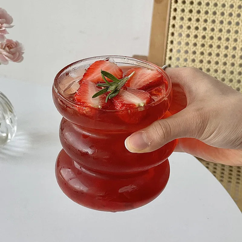 Lunaro Bubble Mug & Tumbler – Heat Resistant Glass