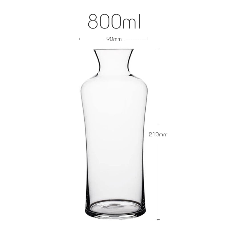 Vintner Collection Handcrafted Crystal Wine Decanter 800ml – Premium Red & White Wine Carafe