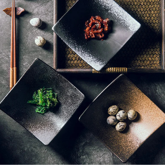 Aomori Japanese Ceramic Serving Plate – Sushi, Sashimi & Dessert Plate
