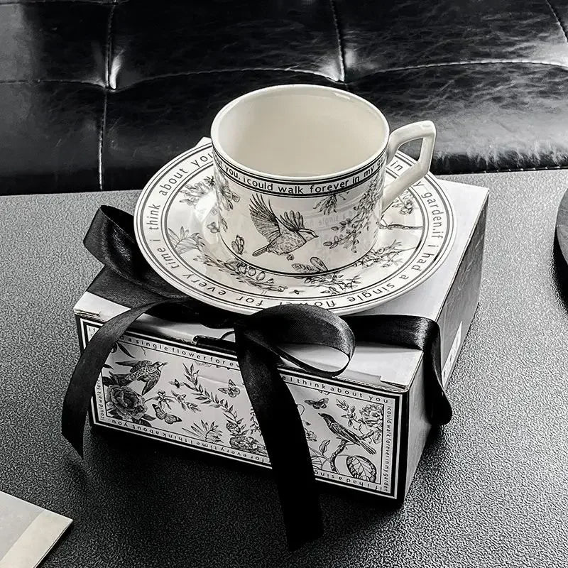 Bramble & Wren Ceramic Tea Cup & Saucer Gift Set