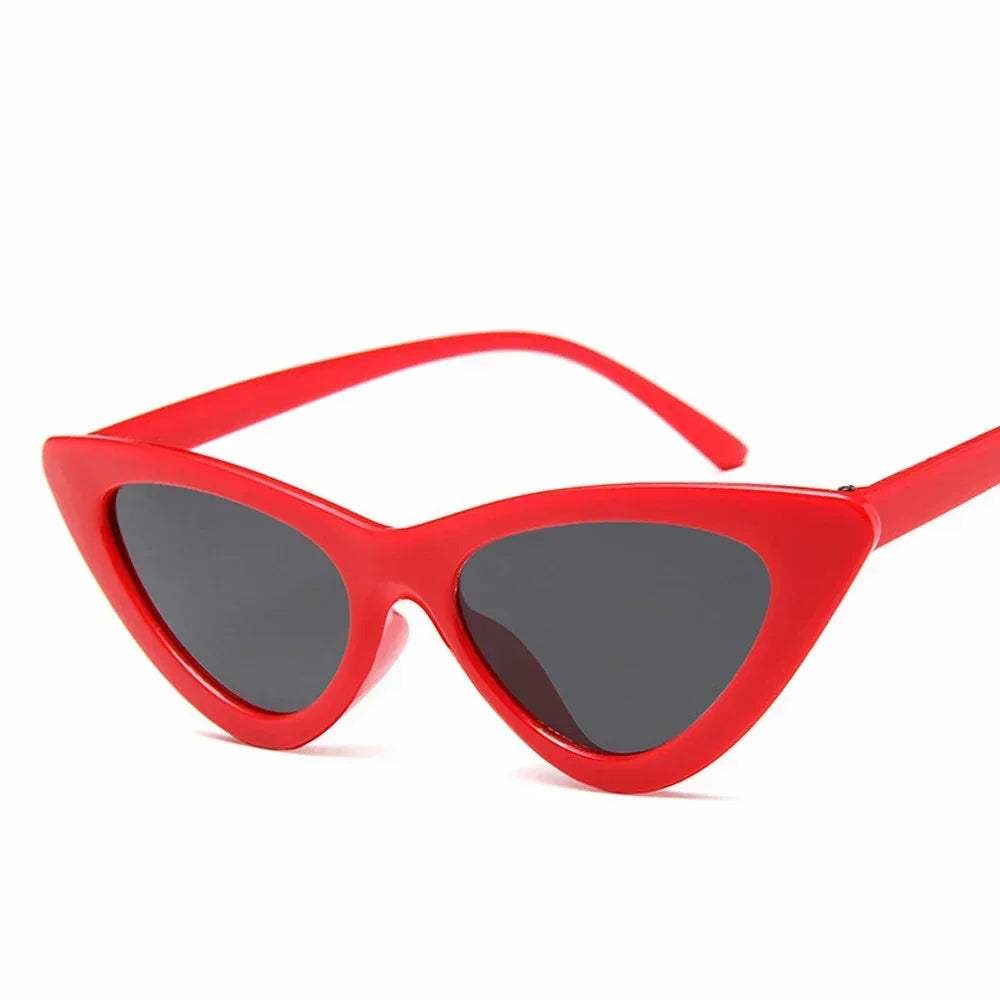Selene Cat Eye Sunglasses – Vintage Slim Frame UV Eyewear for Women