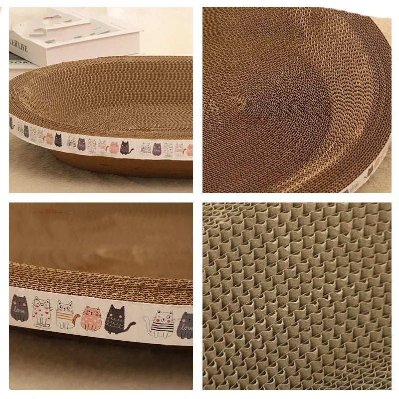 Oval Cat Scratcher Bed