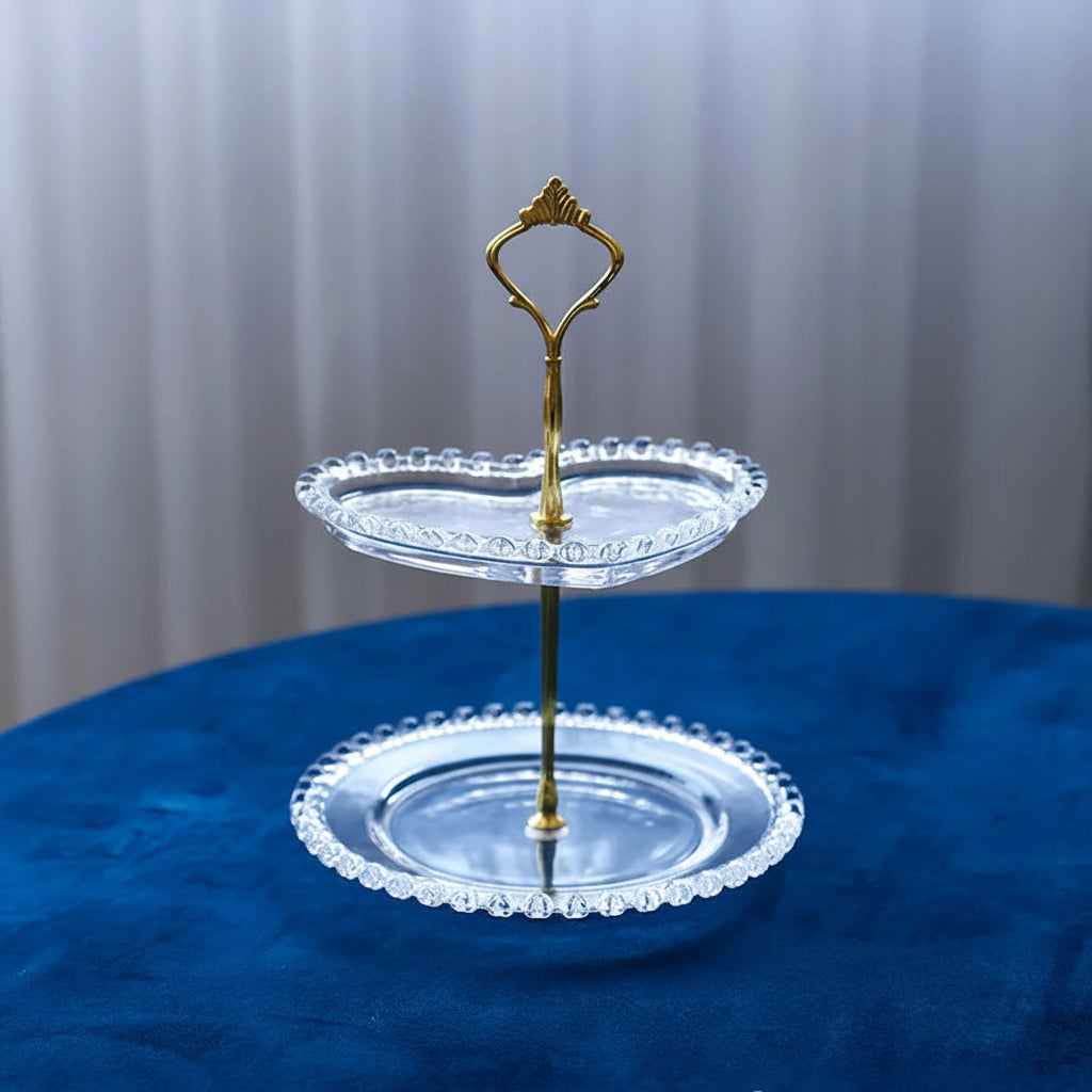 Maison Glass Cake Stand Collection – Dessert, Fruit & Afternoon Tea Serving Stand