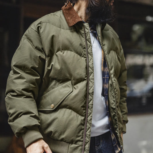 Varden Men’s Padded Jacket – Warm Zip Winter Jacket