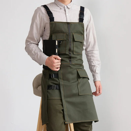 Heavy Duty Utility Apron – Multi-Pocket Adjustable Workwear Apron