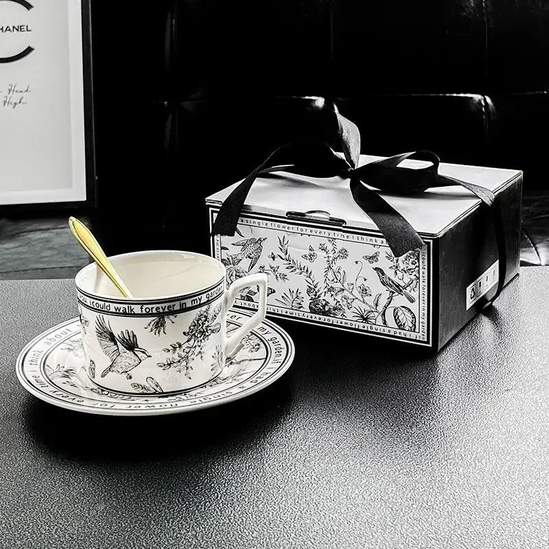 Bramble & Wren Ceramic Tea Cup & Saucer Gift Set