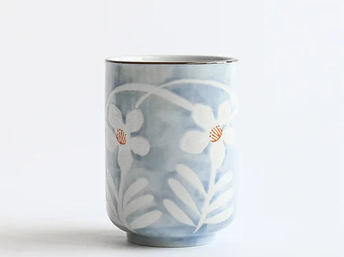 Wren Painted Tea Cup – Vintage Floral Design
