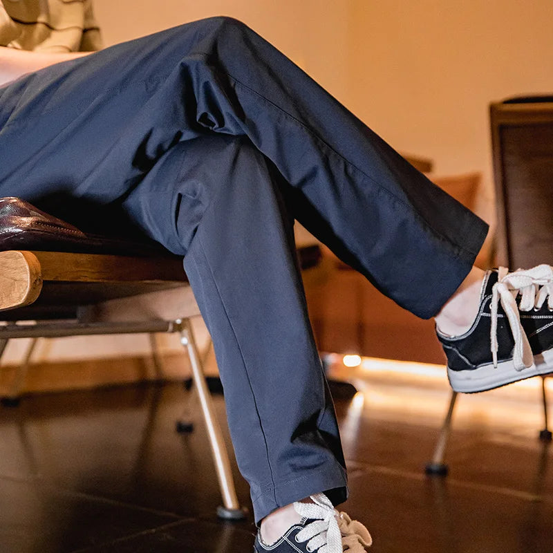 Langford Men’s Straight-Leg Chinos – Smart Casual Everyday Trousers