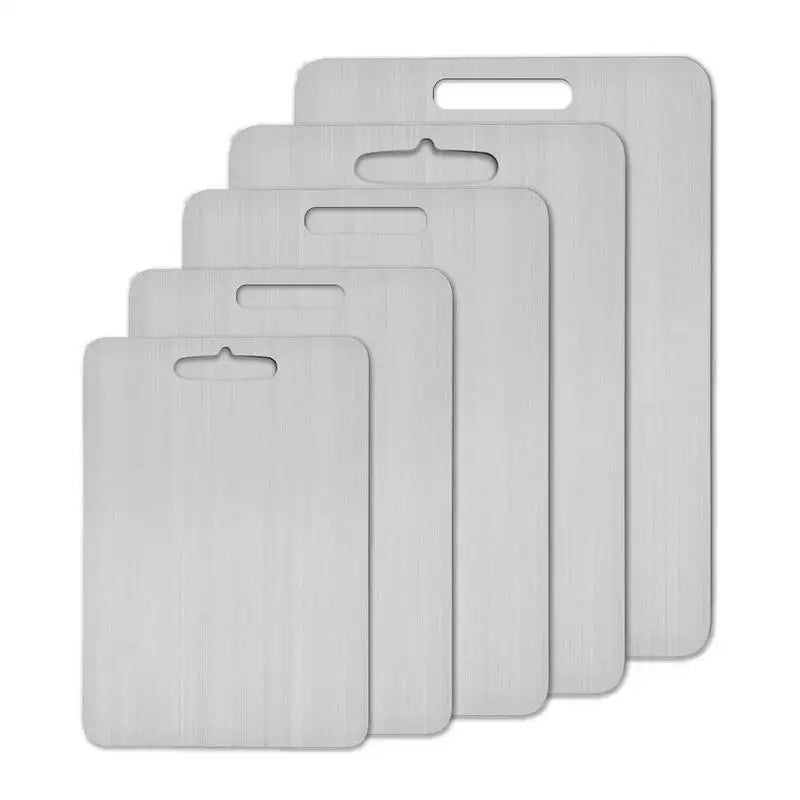 Double-Sided Stainless Steel Chopping Board – Hygienic, Durable & Scratch-Resistant