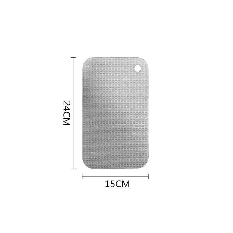 Stainless Steel Chopping Board – Durable Non-Porous Cutting Board for Meat, Vegetables & Fruit Prep