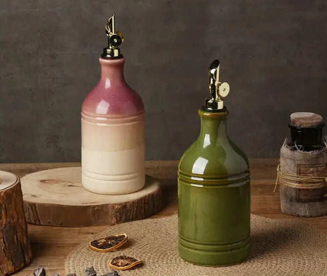 Terrano Ceramic Olive Oil & Vinegar Bottle