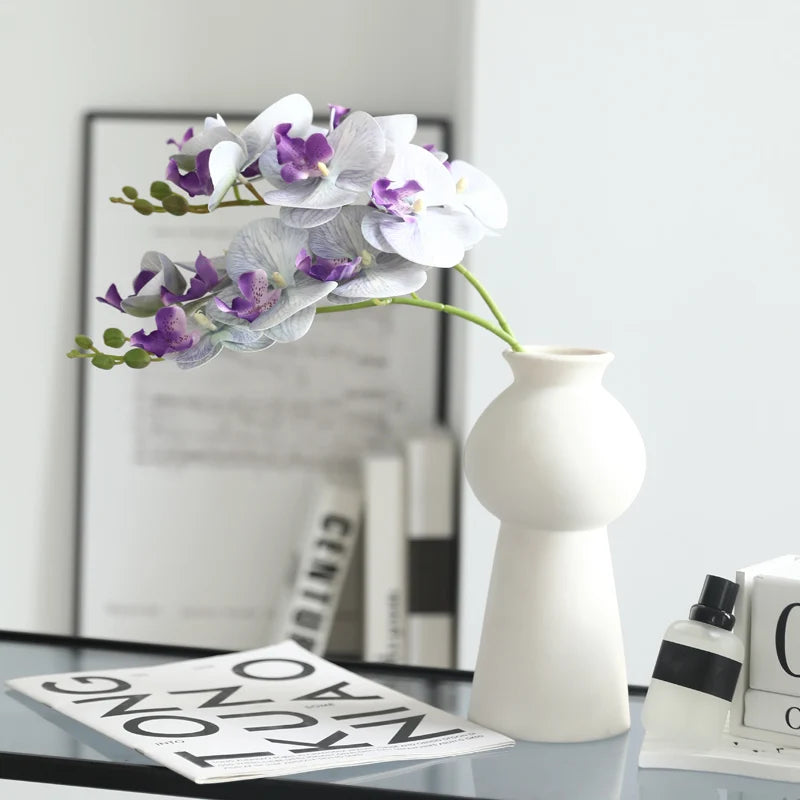Orchid Bloom Stem – Faux Orchid Flower Branch for Vase Arrangements, Bouquets and Home Décor