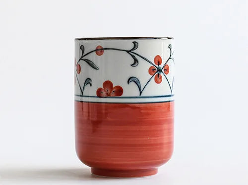 Wren Painted Tea Cup – Vintage Floral Design