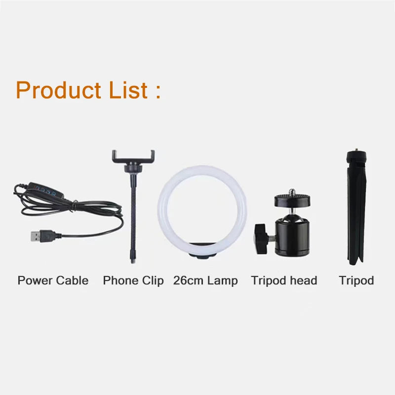 LED Selfie Ring Light Kit