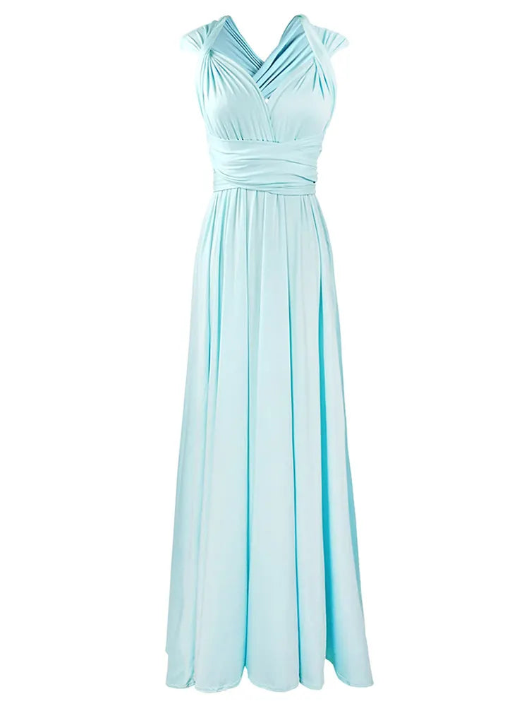 Marzella Multiway Maxi Dress – Tie Wrap Bridesmaid and Formal Occasion Gown in Multiple Colours