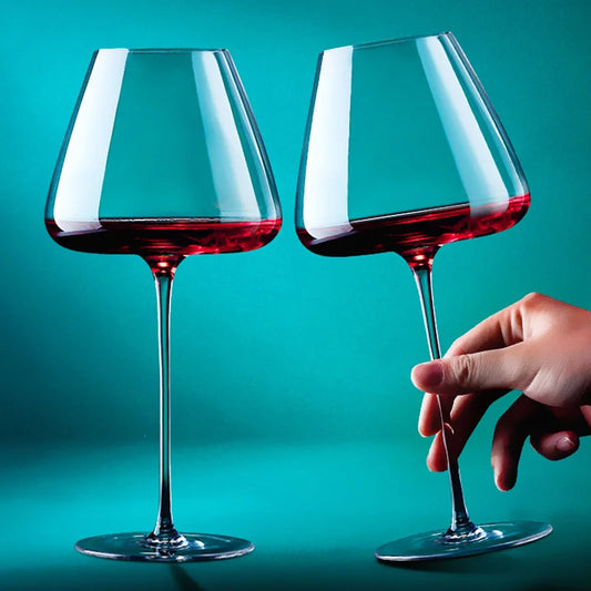 Modern Stemmed Wine Glasses –Crystal Wine Glass, Elegant Dining & Bar Glassware