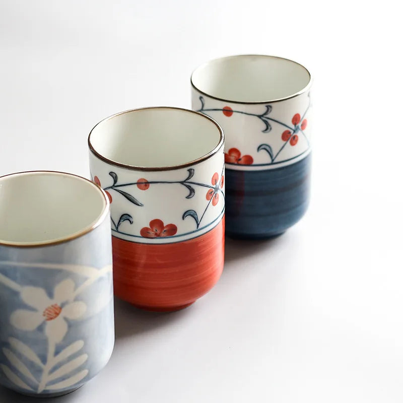 Wren Painted Tea Cup – Vintage Floral Design