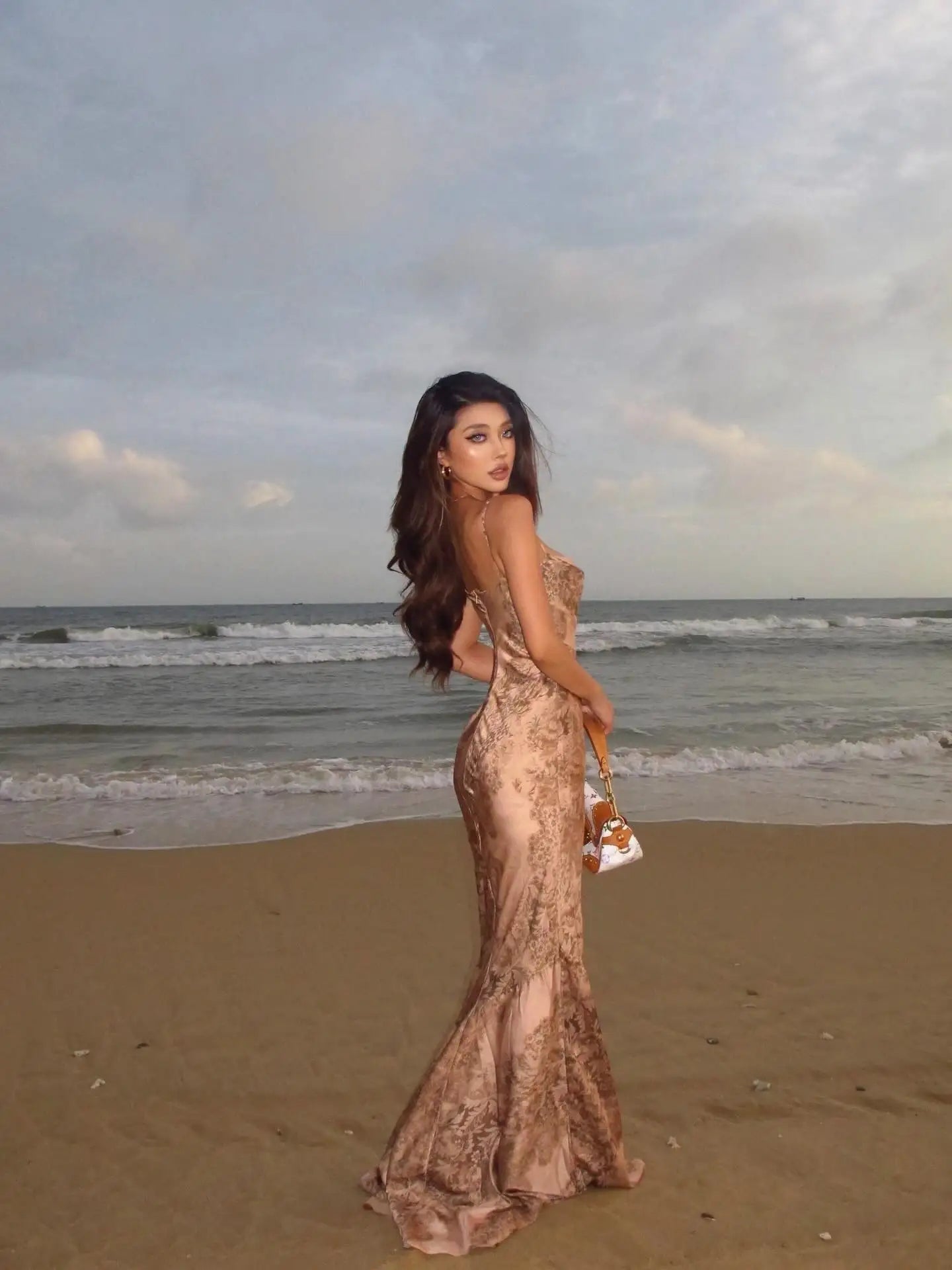 Casmira Printed Maxi Dress – Evening, Party & Wedding Guest Occasion Gown