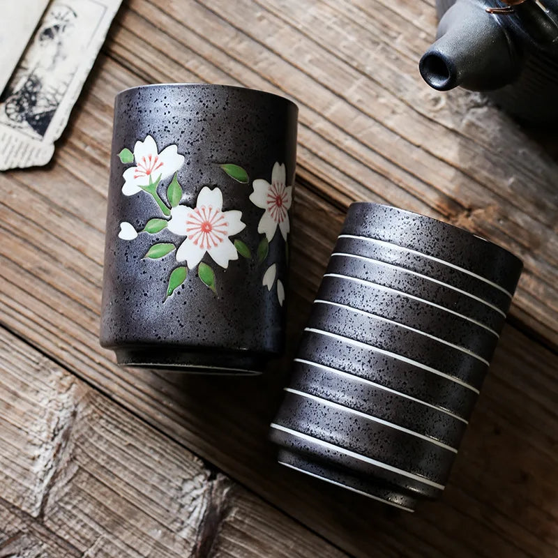 Wren Painted Tea Cup – Vintage Floral Design