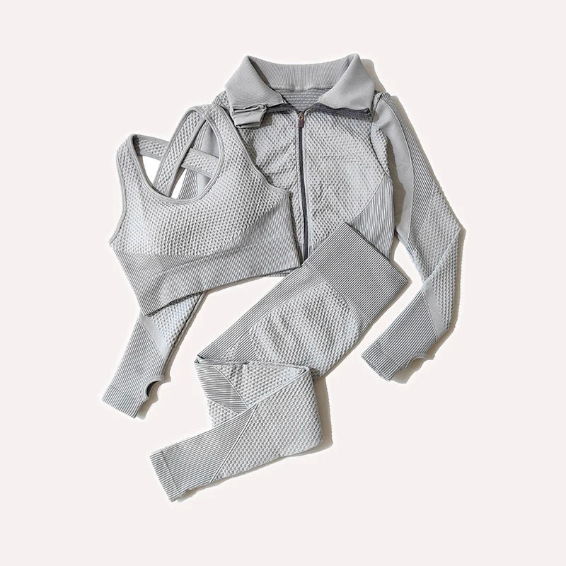 Women's Activewear Collection: Textured Yoga Sets