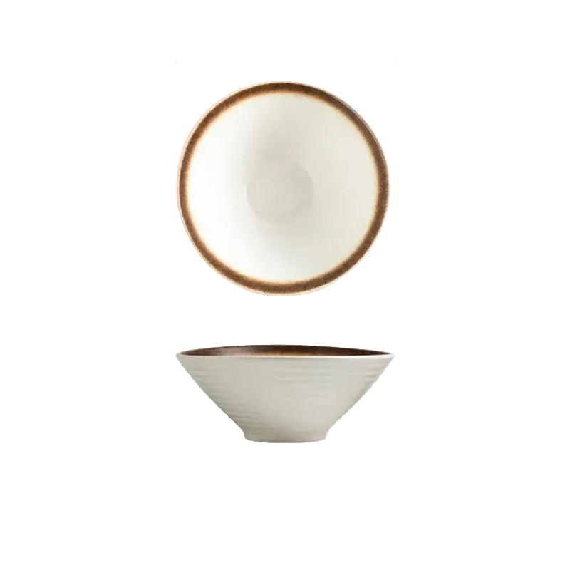 Kazumi Ceramic Ramen Bowls – Japanese Style Noodle Bowls, Large Soup Bowls, Dinnerware Collection