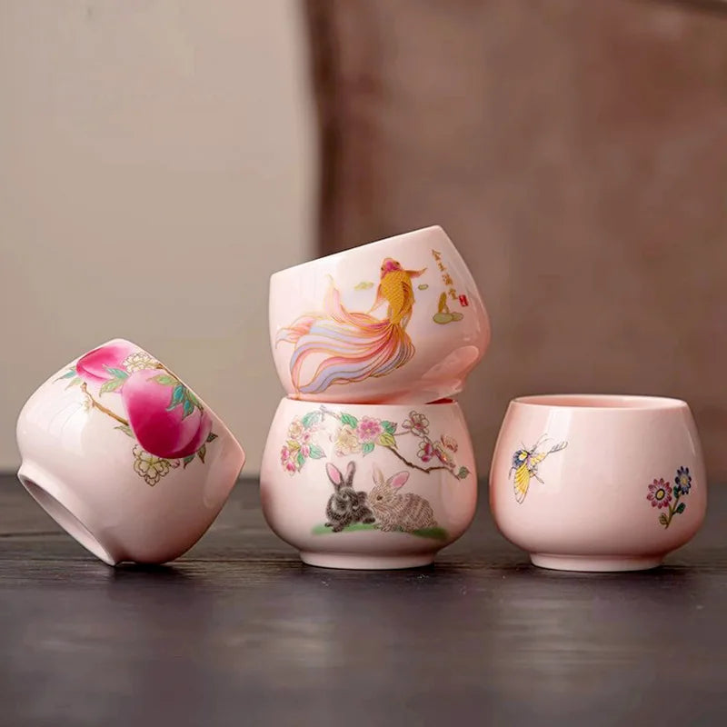 Petal & Plum Ceramic Tea Cup Collection
