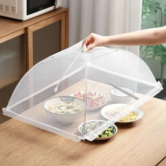 Foldable Mesh Food Cover Tent – Large Reusable Food Protector for Indoor & Outdoor Dining