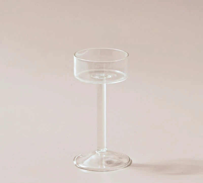 Avelaine Glass Tealight Candle Holder – Raised Table Centrepiece for Home Décor, Weddings and Events.