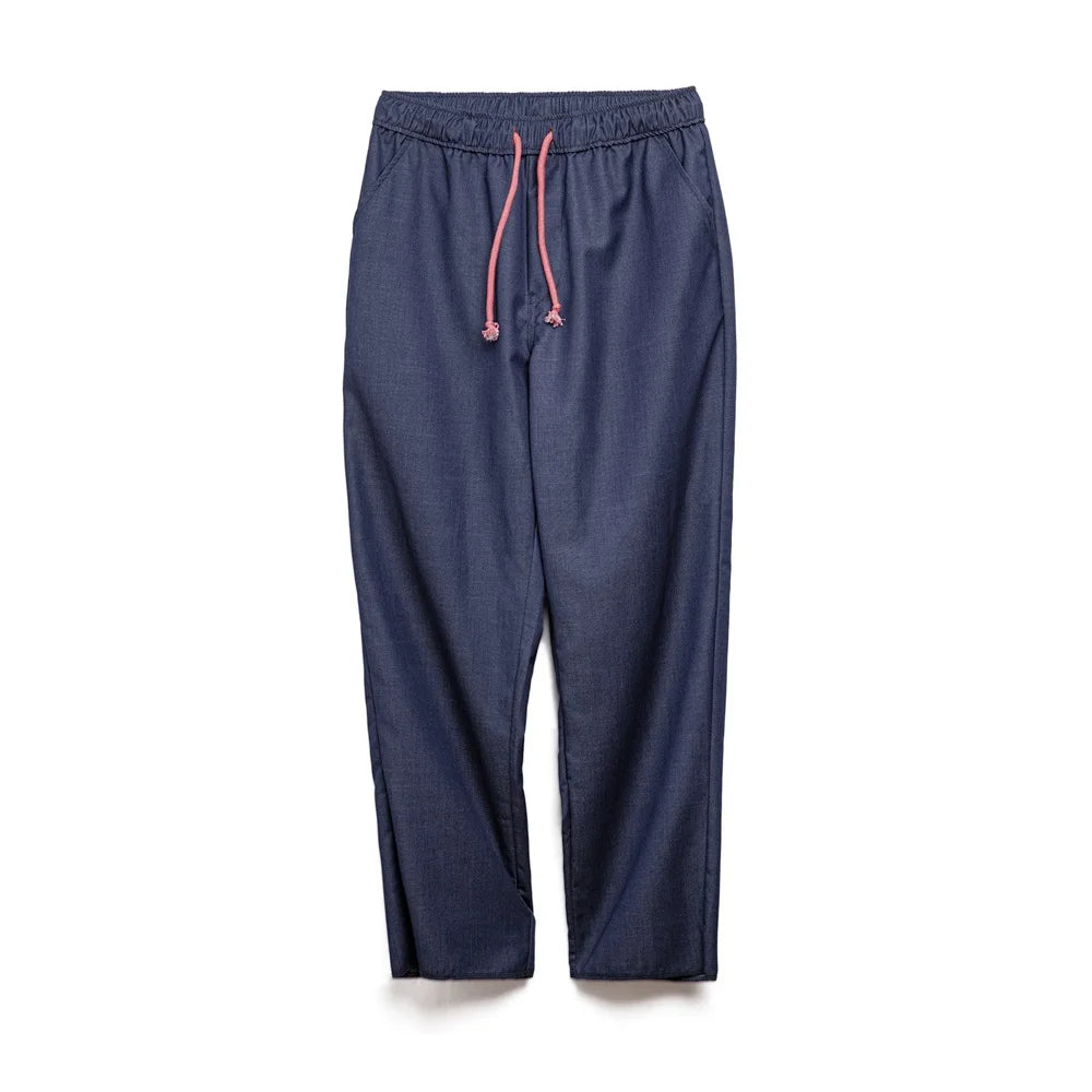 Radford Straight Leg Trousers – Loose Fit Everyday Drawstring Waist Trousers with Smart Casual Finish