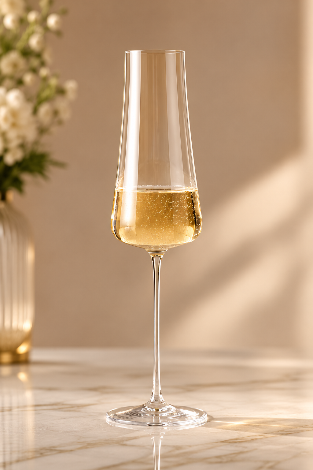Vintner Collection Handcrafted Crystal Champagne Flute 300ml – Premium Sparkling Wine Glass