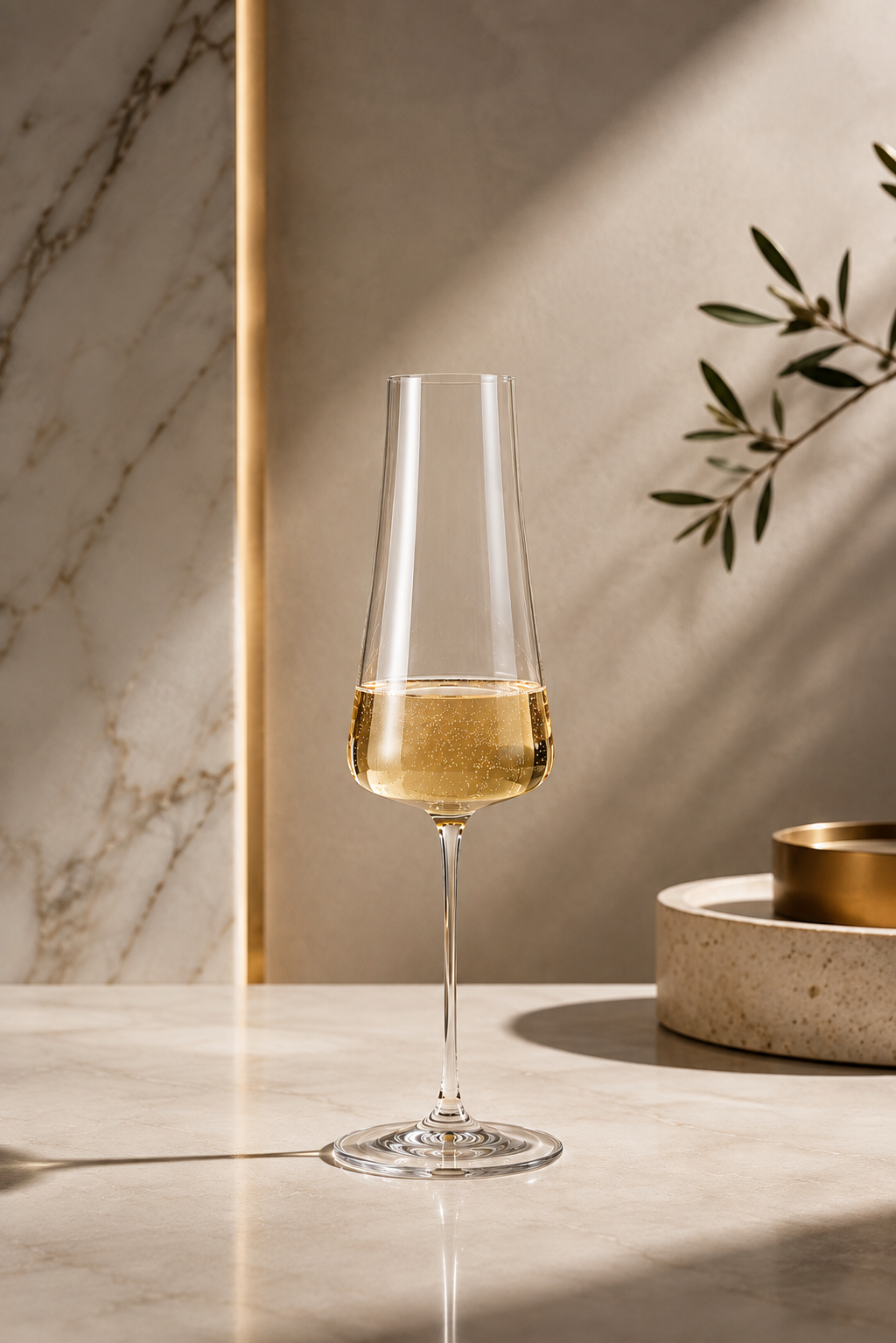 Vintner Collection Handcrafted Crystal Champagne Flute 300ml – Premium Sparkling Wine Glass