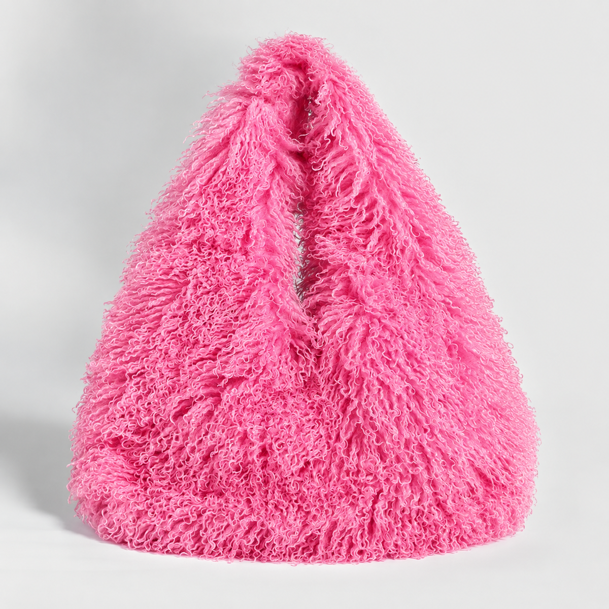 Veya Faux Shearling Shoulder Bag