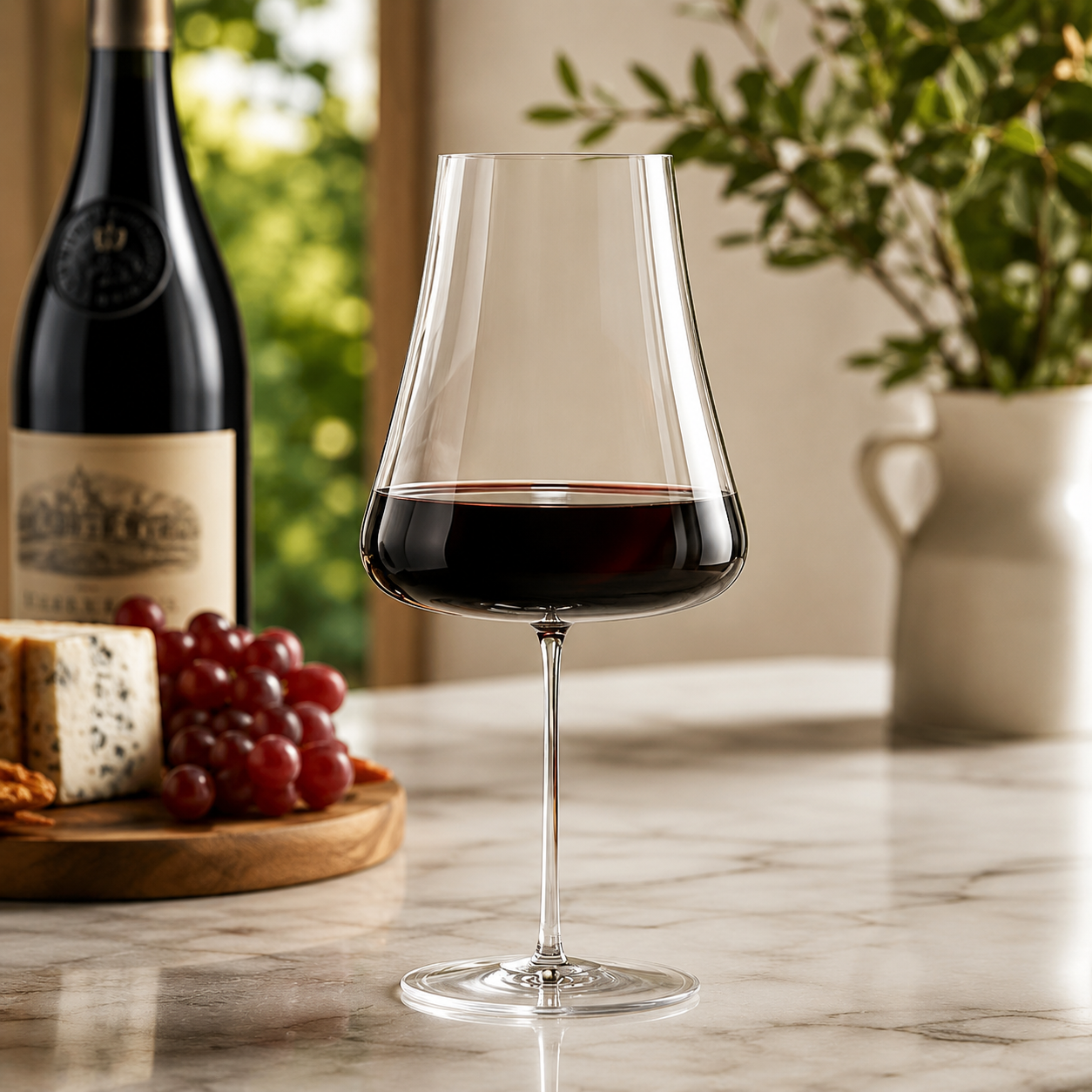 Vintner Collection Handcrafted Crystal Wine Glass