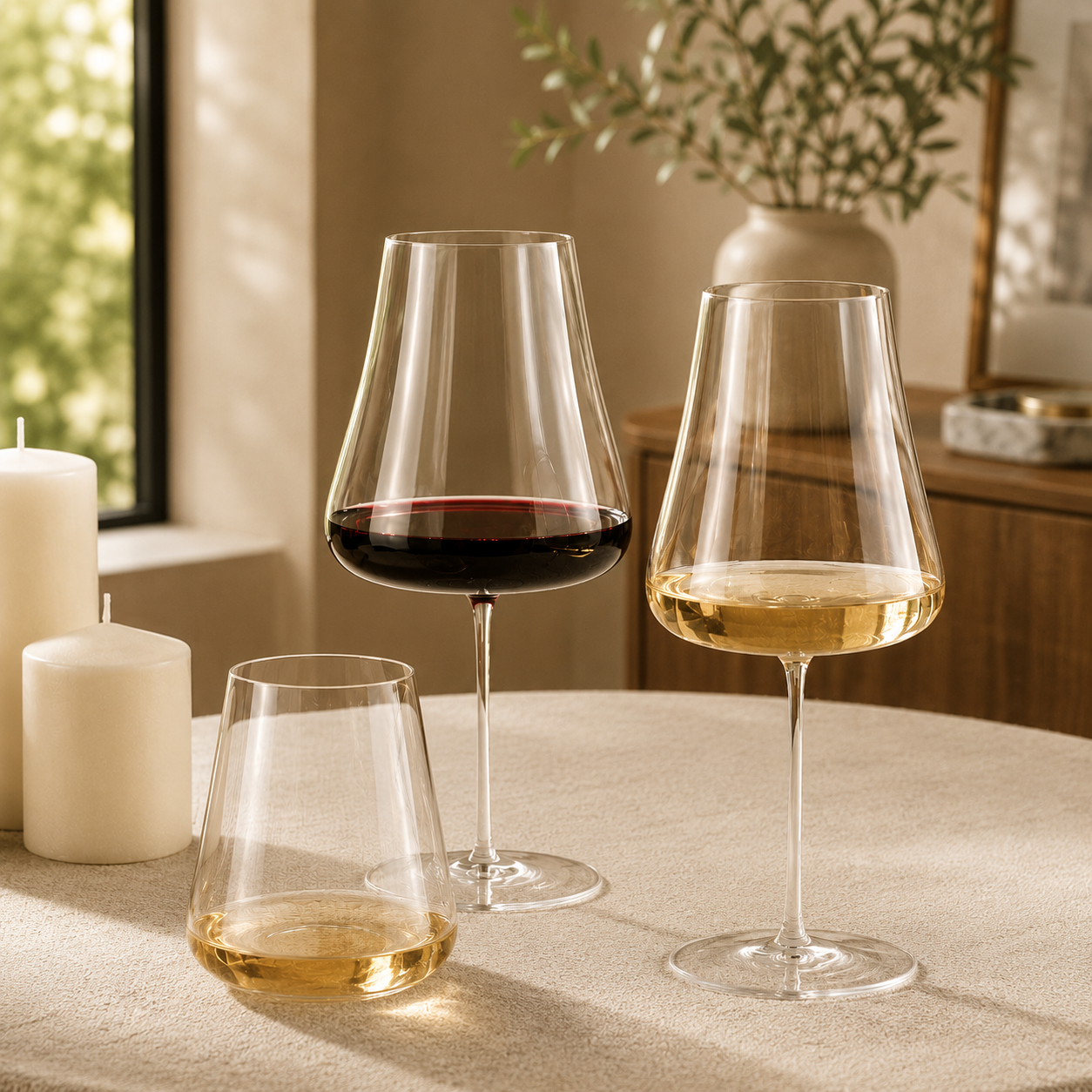 Vintner Collection Handcrafted Crystal Wine Glass