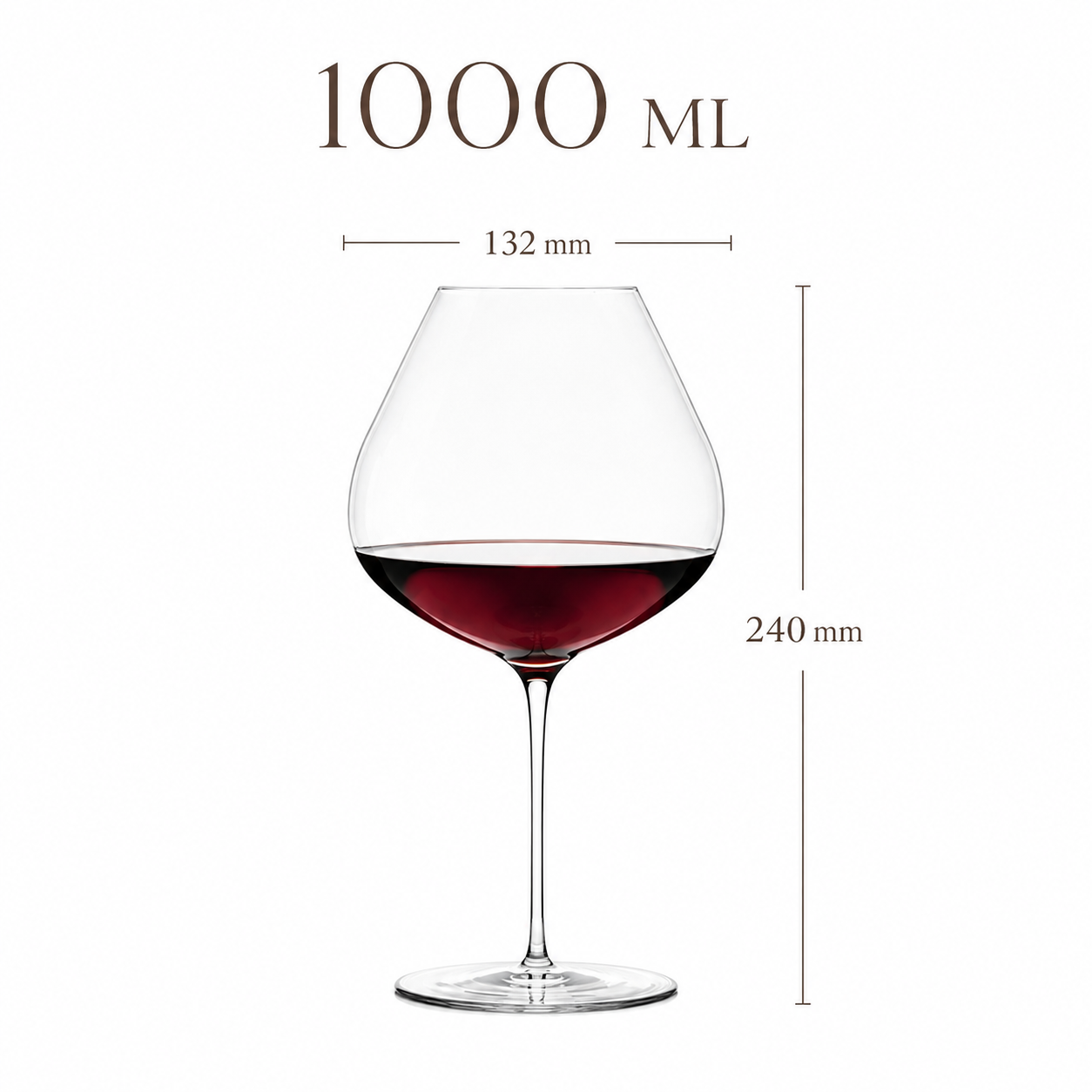 Vintner Collection Handcrafted Crystal Wine Glass – Premium Aroma Wine Goblet
